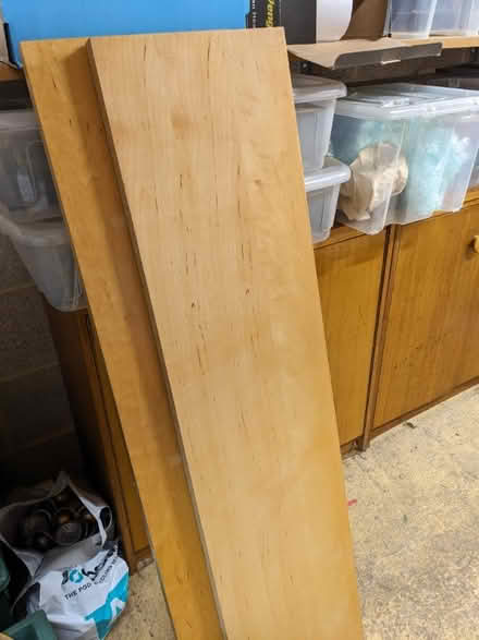 Photo of free 2 wooden shelves (Bathampton) #1