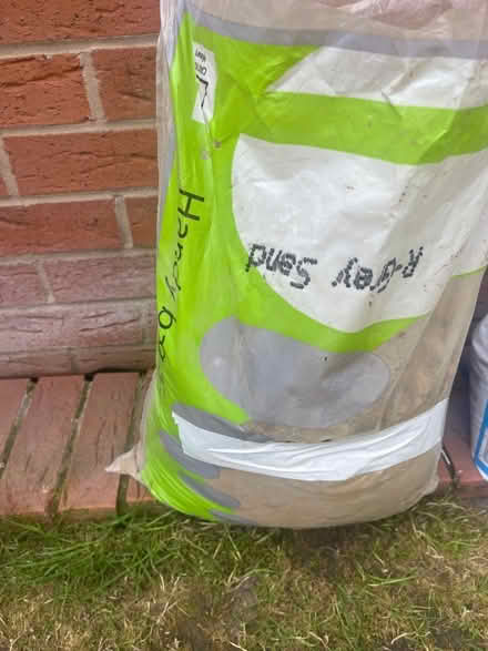 Photo of free Bag of grey sand, nearly full (Woodlaithes village S66) #1
