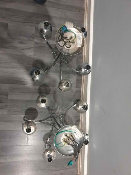 Photo of free Chandelier and lamp (B32) #2