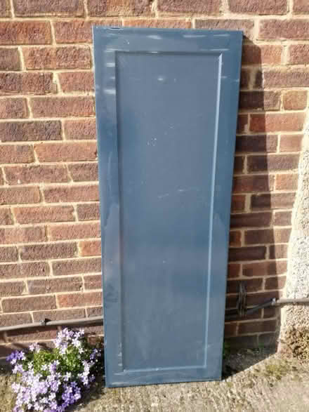 Photo of free Cupboard door - blue (Catford) #1