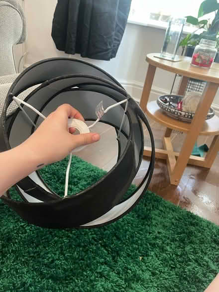 Photo of free Black glitter lightshade (L13) #3