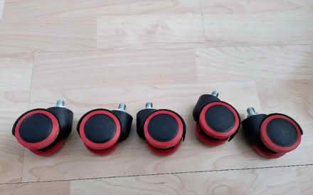 Photo of free 5 x chair casters (Common Edge FY4) #1