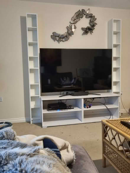 Photo of free White TV unit (Barnard's Green WR14) #1