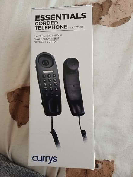 Photo of free Wall mounted corded telephone never been used (Marldon TQ3) #1