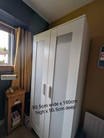 Photo of free IKEA Brimnes White Wardrobe (Southhouse EH17) #1
