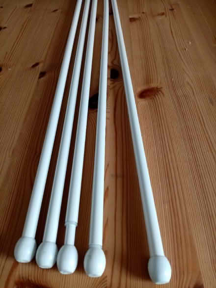 Photo of free 5 adjustable net/curtain poles (Ely CB6) #2