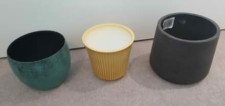 Photo of free 3x indoor plant pots (Finsbury Park N4) #1