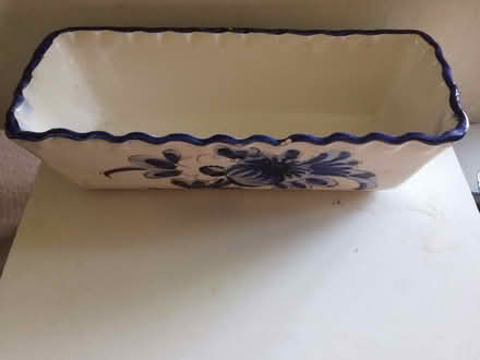 Photo of free Ceramic Painted Rectangular Plant Trough (St James, South Elmham IP19) #2