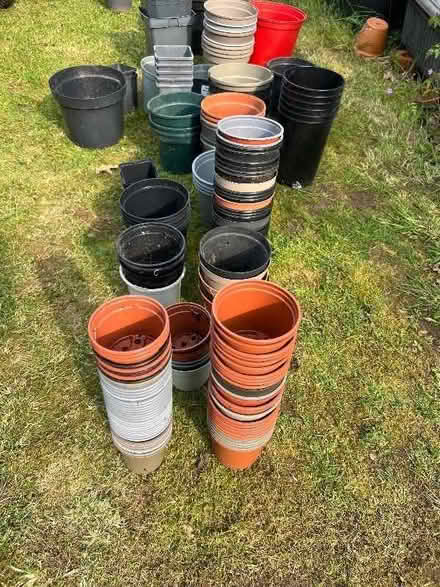 Photo of free Plastic plant pots various sizes (Papplewick CP NG15) #1