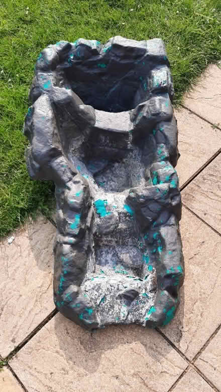 Photo of free Green pond waterfall painted grey (Emmbrook RG41) #1