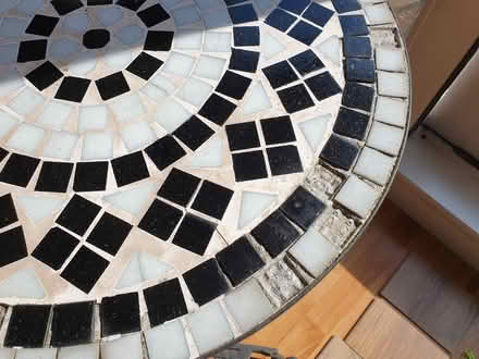 Photo of free Patio mosaic table and 2 chairs (SE1) #2