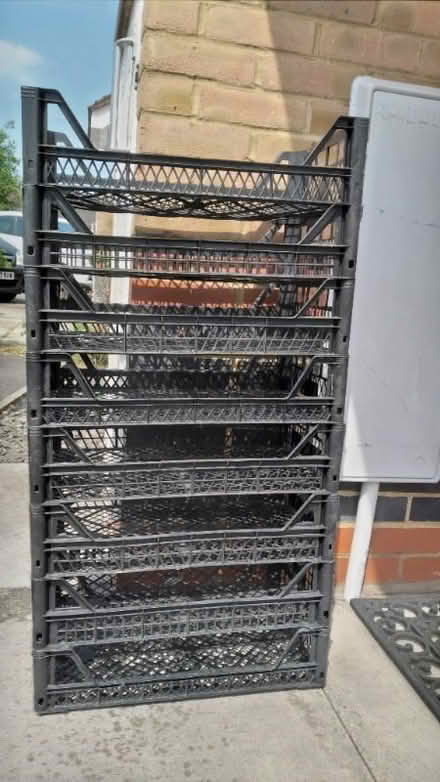 Photo of free 8 Stackable, handy size crates (Haywood RG12) #1