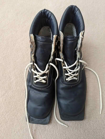Photo of free XC 3 pin boots sz 44 (Pepperell, MA) #1