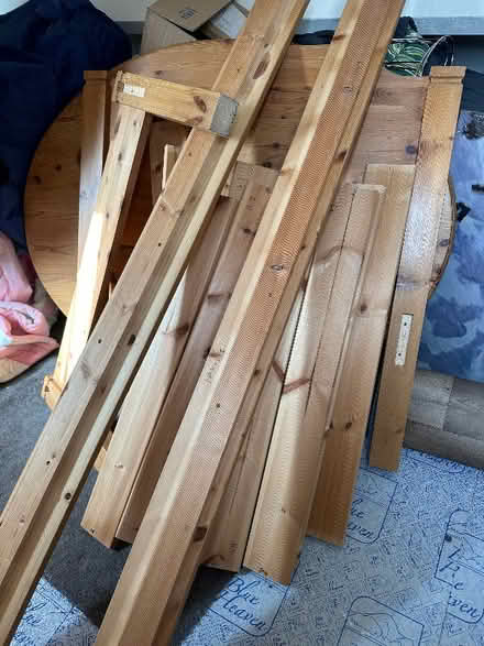Photo of free Pine Single Bed Frame (Dersingham PE31) #1