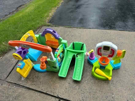 Photo of free Curb Alert Toddler Toys & Bike Seat (Bowie, MD) #1