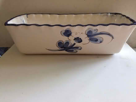 Photo of free Ceramic Painted Rectangular Plant Trough (St James, South Elmham IP19) #3