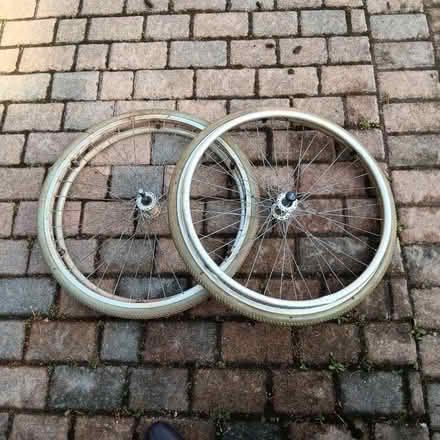 Photo of free Wheelchair wheels (Kings Ash TQ3) #1