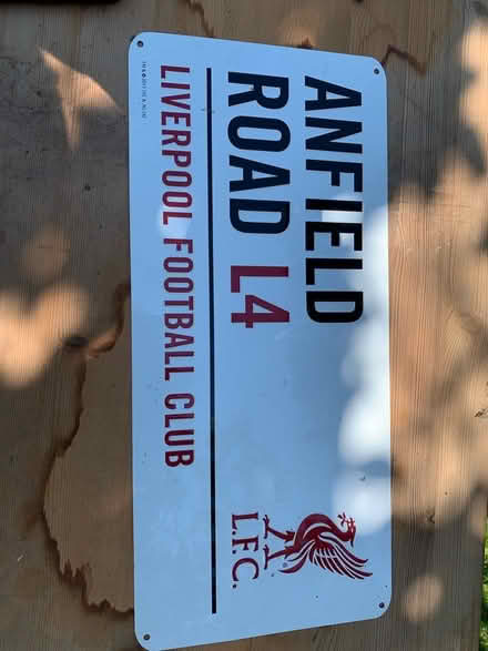 Photo of free Liverpool FC Street Sign (TN24) #1