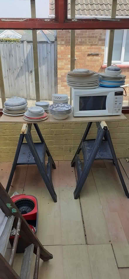 Photo of free Microwave and crockery (Holland on Sea) #2
