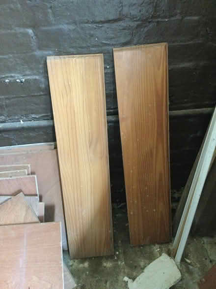 Photo of free 2 wooden shelves (luton LU3) #1