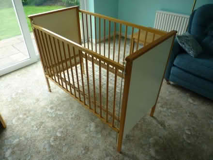 Photo of free Cot and mattress (Congleton CW12) #2
