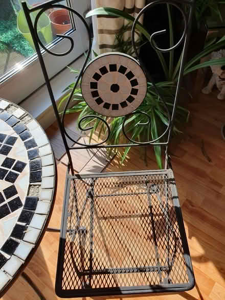 Photo of free Patio mosaic table and 2 chairs (SE1) #3