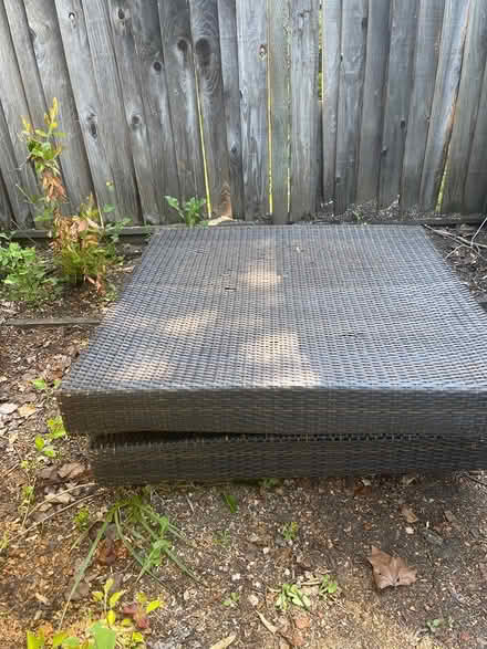 Photo of free Backyard wicker chairs (5) (Mountain View San Antonio) #1