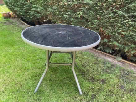 Photo of free Glass topped table (Ware SG12) #1