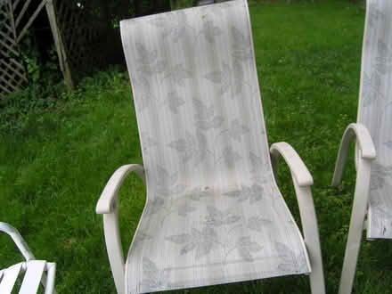 Photo of free Four Patio Deck Outdoor Chairs (New Fairfield near Ball Pond) #3