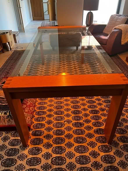 Photo of free Large glass-topped dining table (Poynings, BN45) #1