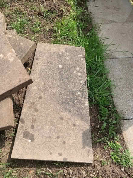 Photo of free One paving slab - must go today (Woodley RG5) #1