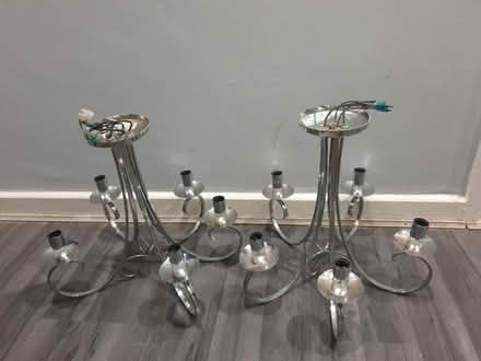 Photo of free Chandelier and lamp (B32) #1