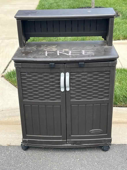 Photo of free Patio storage cabinet (Near PW County Fairgrounds) #1