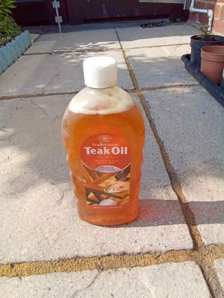 Photo of free teak oil. 1 litre. (Southport PR9) #2