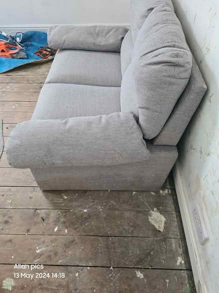 Photo of free Grey sofa (SK14 Hyde)