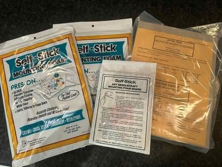 Photo of free Craft self-stick mounting boards (Teaneck) #1