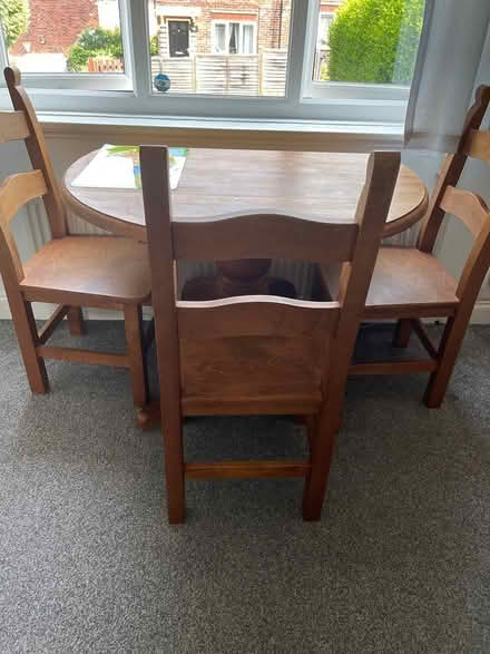 Photo of free Dinning table (Parson cross) #2