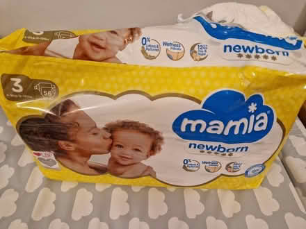 Photo of free Mamia size 3 nappies (Morden - just off central road) #1