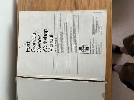 Photo of free Ford Granada workshop manual (CT18) #2