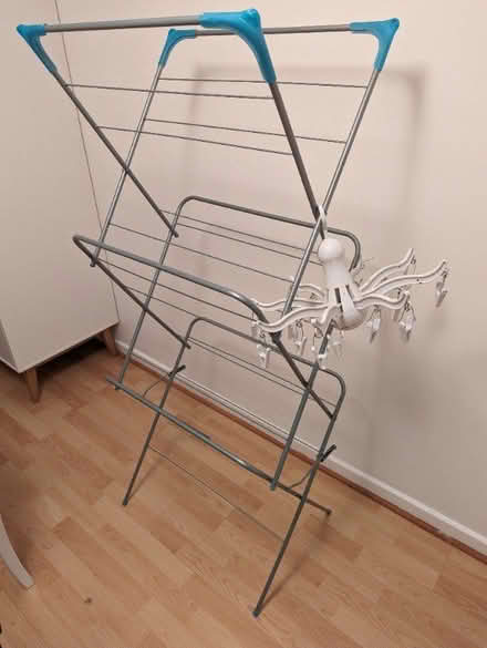 Photo of free Clothes airer and IKEA PRESSER hanger (Lanchester DH7) #1