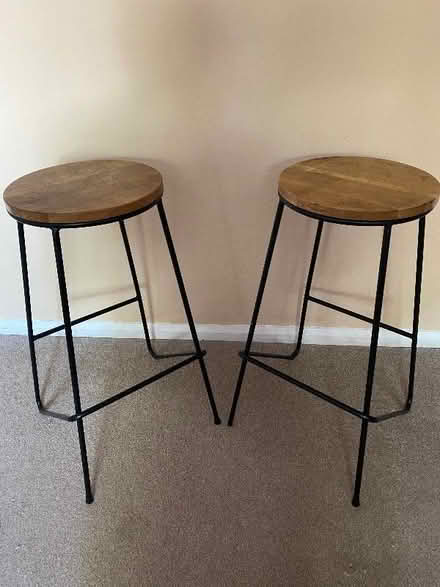 Photo of free Bar stools x 2 (Lymm WA13) #1