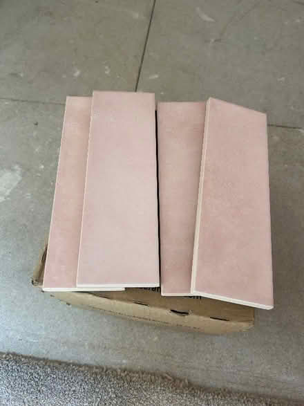Photo of free 1 pack blush pink tiles (South Darley CP DE4) #1
