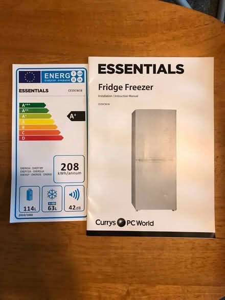 Photo of free Fridge freezer (Sutton SM1) #4