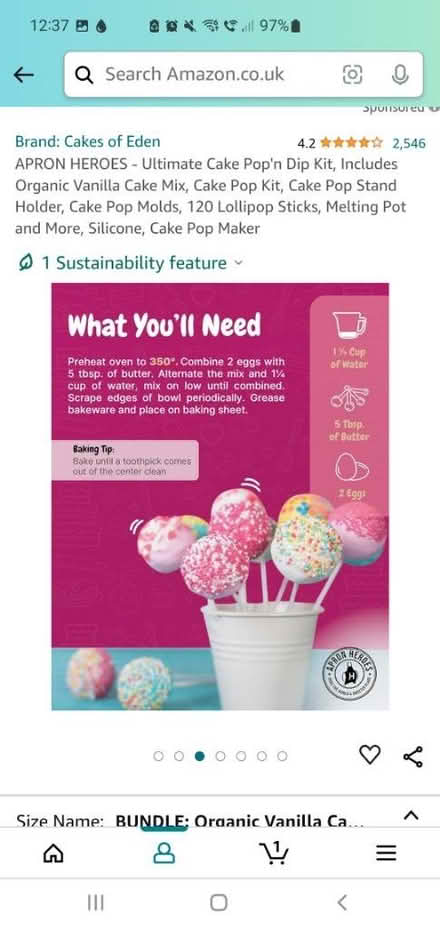 Photo of free Cake baking kit (Walthamstow) #4