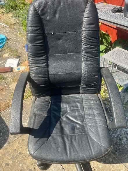 Photo of free Leather swivel office chair (Brandon IP27) #3