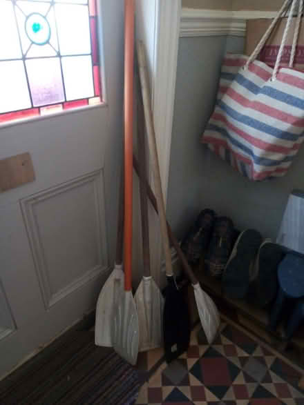 Photo of free 5 plastic paddles (St Leonards Green TN38) #1
