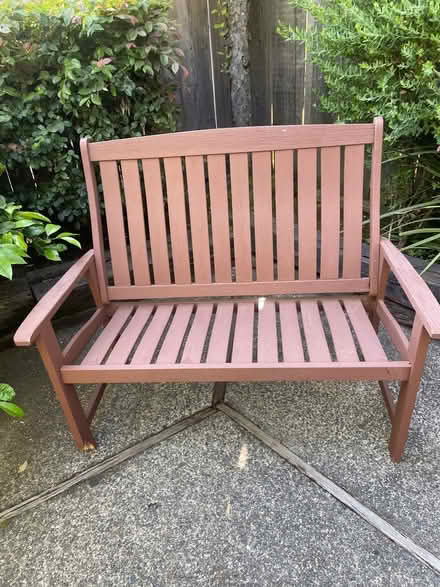 Photo of free Garden bench (San Rafael CA) #1
