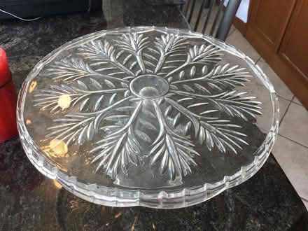 Photo of free Glass cake plate (Mississauga, Meadowvale) #2