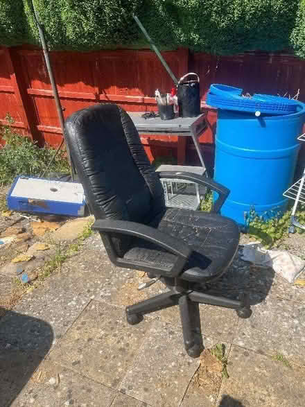 Photo of free Leather swivel office chair (Brandon IP27) #4