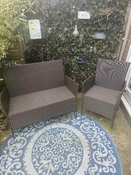 Photo of free Rattan garden chairs (Greenford UB6) #1